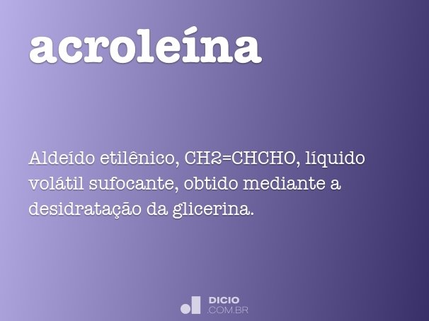 acroleína