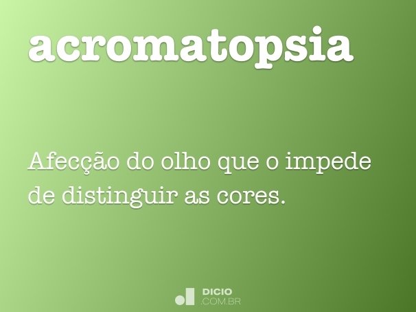 acromatopsia