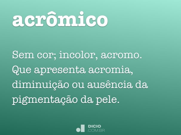 acrômico