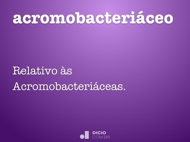 acromobacteriáceo