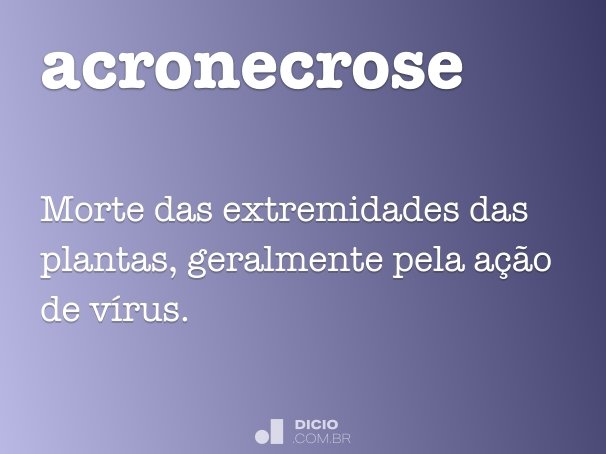 acronecrose