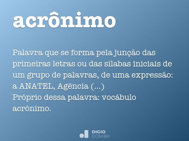 Acromiumeral - Dicio, Dicionário Online de Português