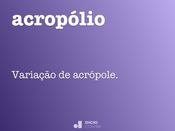 acropólio
