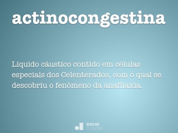 actinocongestina