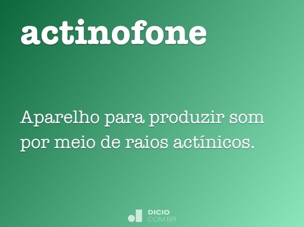 actinofone