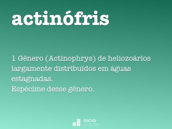 actinófris