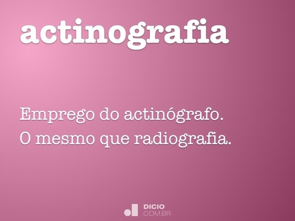 actinografia