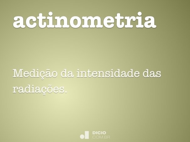 actinometria