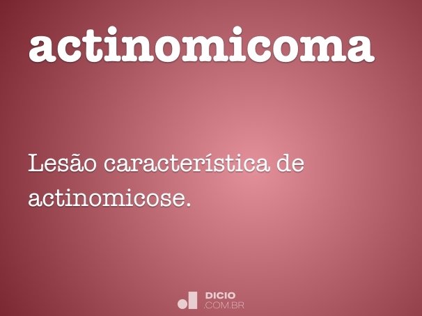 actinomicoma