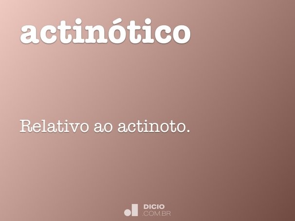actinótico