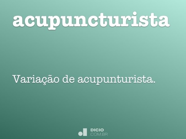 acupuncturista