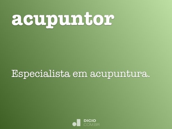 acupuntor