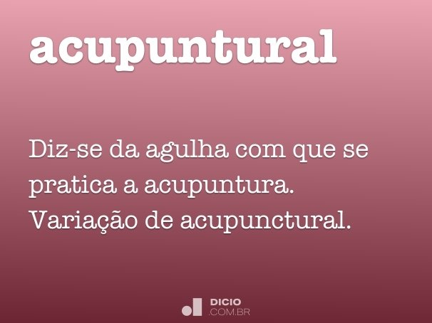acupuntural