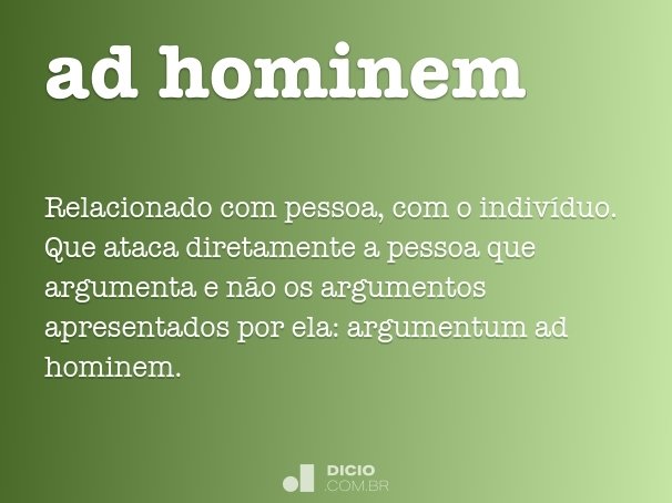 ad hominem