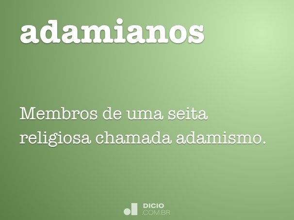 adamianos