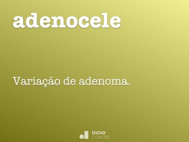 adenocele