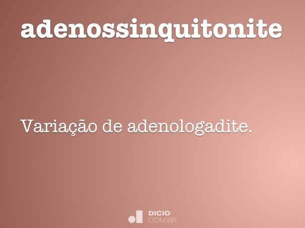 adenossinquitonite