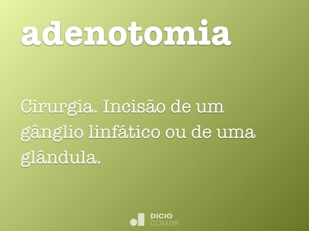 adenotomia