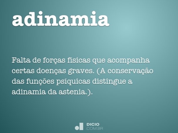 adinamia