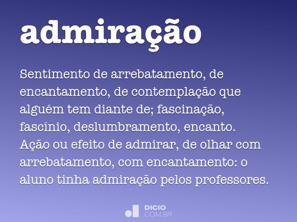 admiração