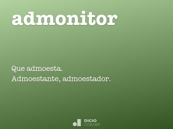 admonitor