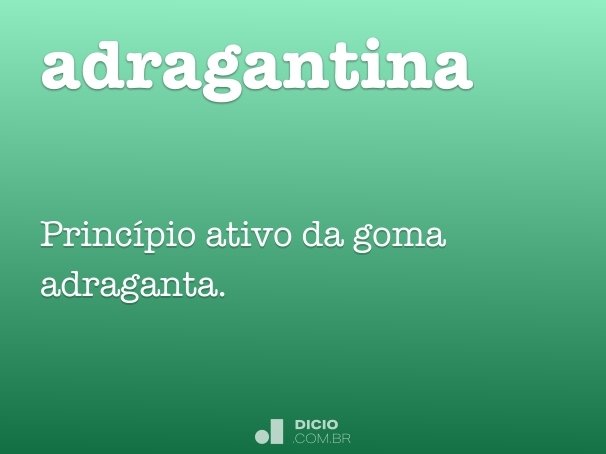adragantina