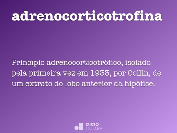 adrenocorticotrofina
