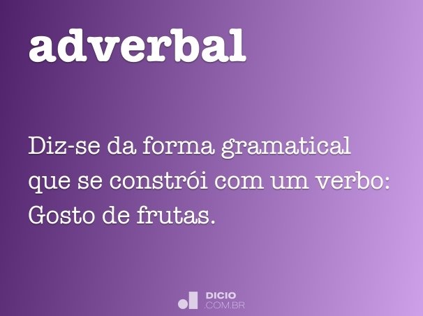 adverbal