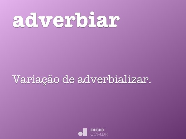 adverbiar