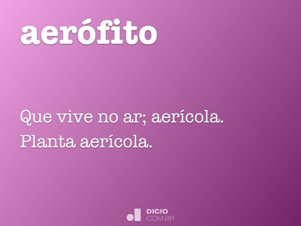 aerófito
