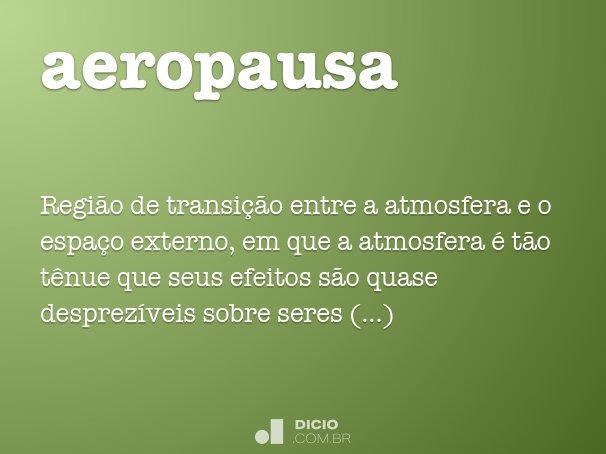 aeropausa