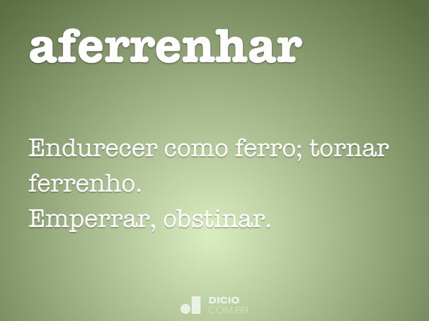 aferrenhar