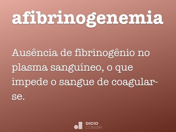 afibrinogenemia
