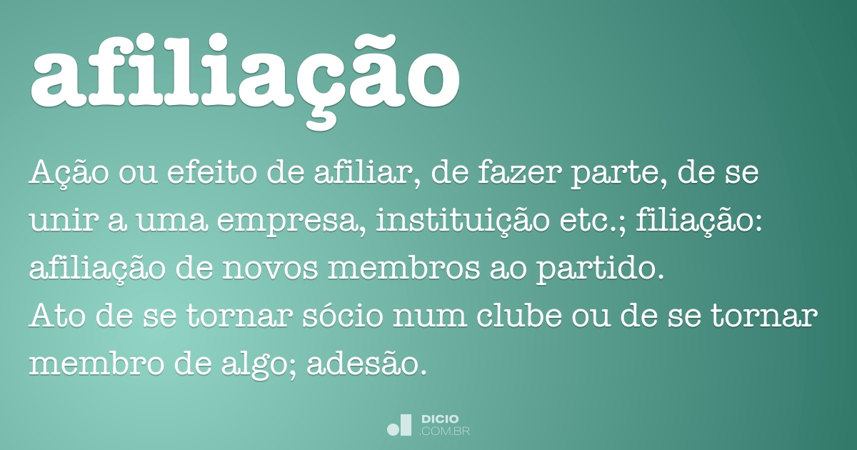 Filiar - Dicio, Dicionário Online de Português