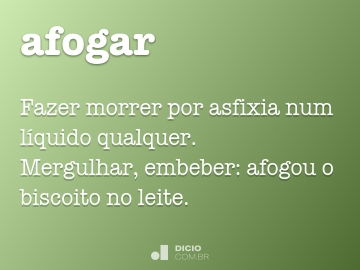 Sufocar - Dicio, Dicionário Online de Português