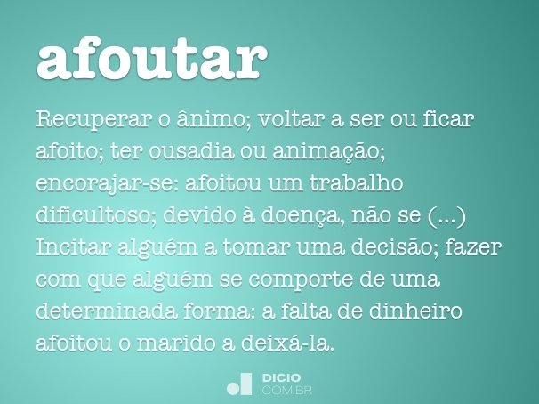 Aferrenhar - Dicio, Dicionário Online de Português