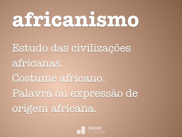 africanismo