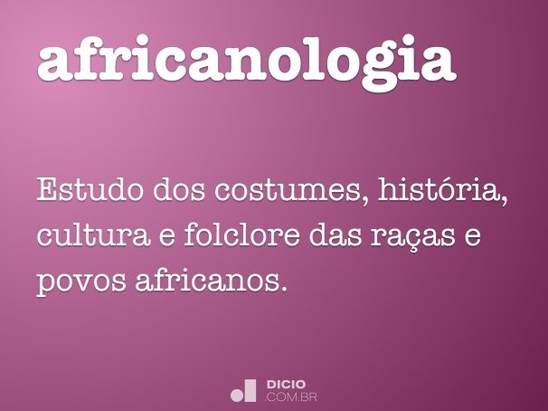 africanologia