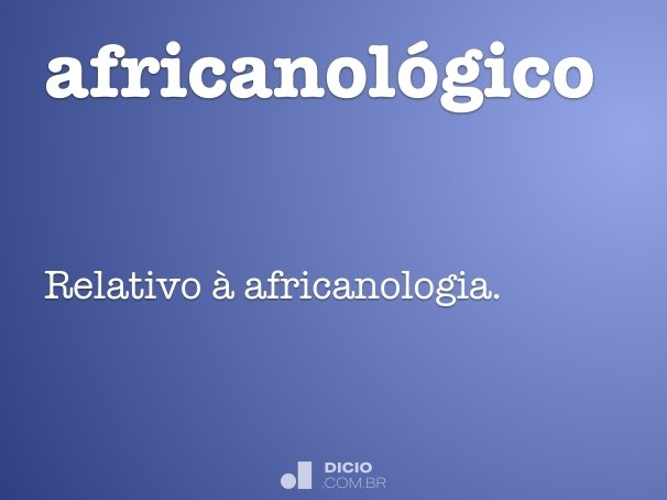 africanológico