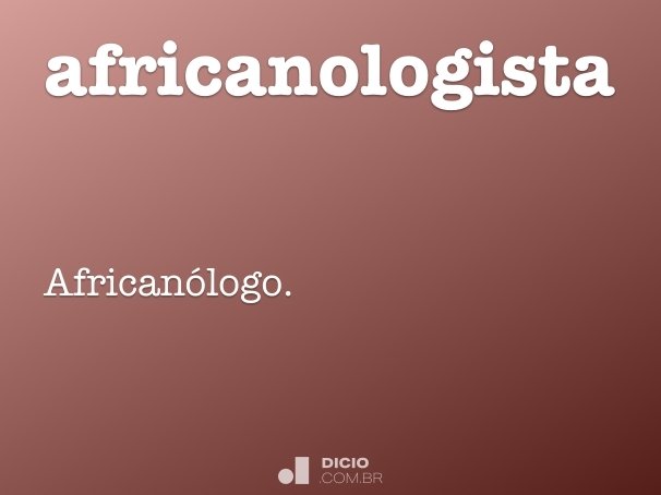 africanologista