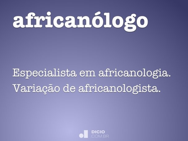 africanólogo