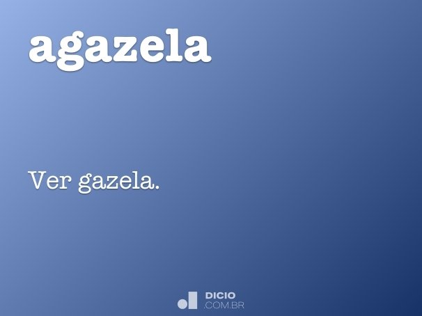 agazela