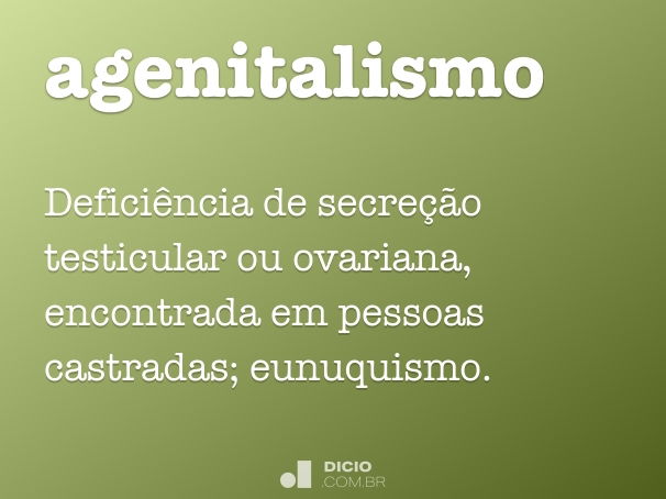 agenitalismo