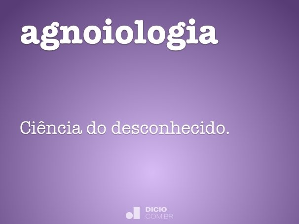 agnoiologia