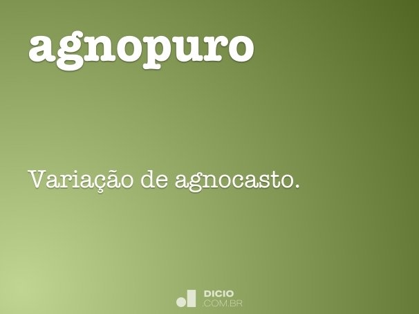 agnopuro