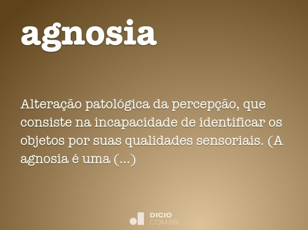 agnosia