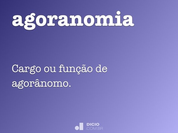 agoranomia