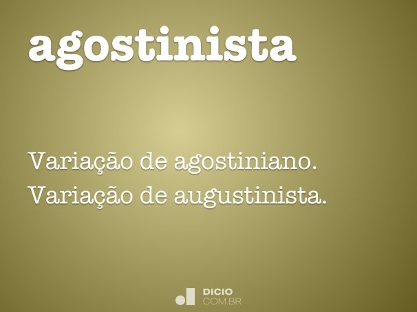 agostinista