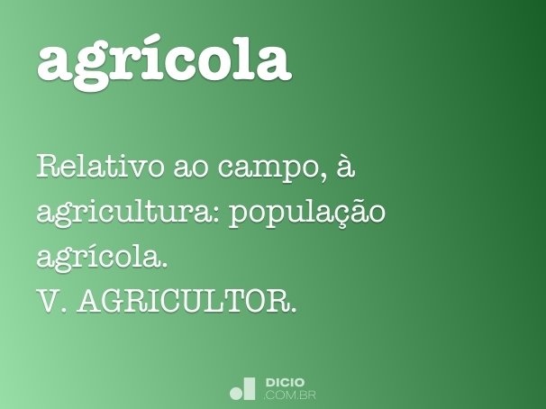 agrícola