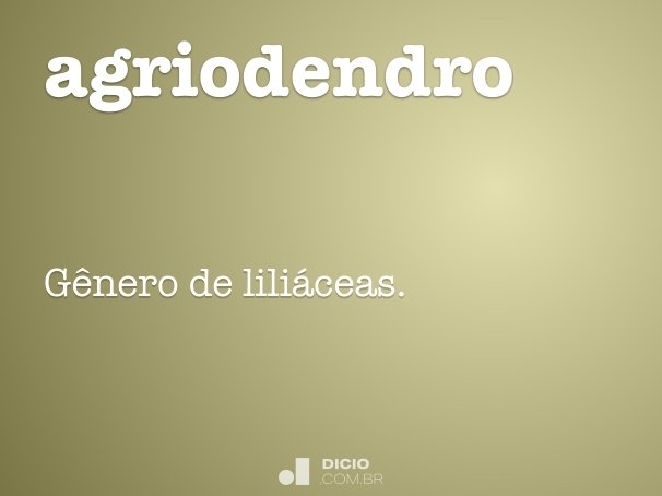 agriodendro